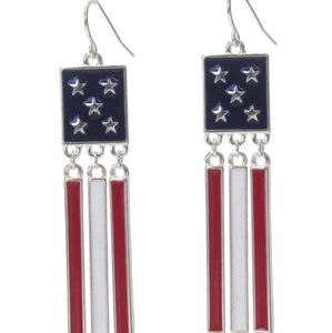 Dangle Patriotic Earrings